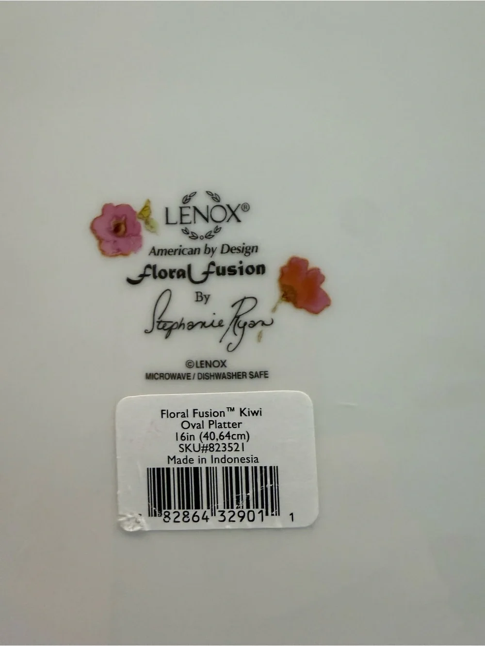 Lenox Floral Fusion oval platter 16”